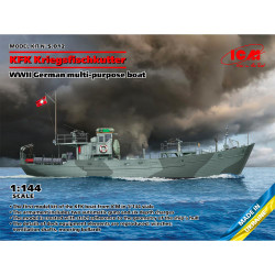 ICM S012 KFK Kriegsfischkutter wWII German Boat 1:144 Plastic Model Kit