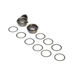 TLR Rear Gearbox Bearing Inserts, Aluminum: 8X TLR242026