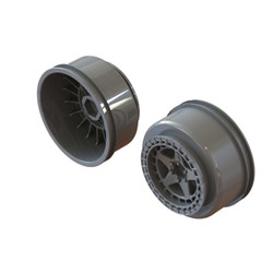 Arrma SC 2.2"/3.0" Wheel 14mm Hex Gun Metal (2) ARA510126