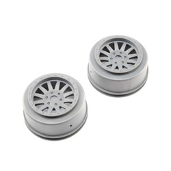 Losi Wheels, Silver (2): Super Baja Rey LOS45020