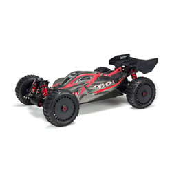 Arrma Body Painted w/Decals Typhon 6S Black/Red ARA406120