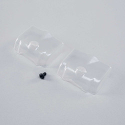 TLR Front Scoop, Clear: 22X-4 TLR230018