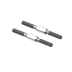 Arrma Steel Turnbuckle M4x45mm Silver (2) ARA340176