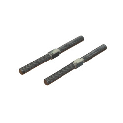 Arrma Steel Turnbuckle M8x105mm Silver (2) ARA330745