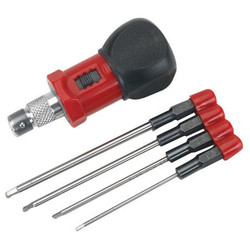Dynamite 4-Piece Metric Hex Wrench Set with Handle DYN2930