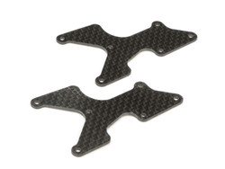 TLR Rear Arm Inserts, Carbon: 8X TLR344038
