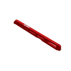 Arrma Rear Center Chassis Brace Aluminum 140mm Red ARA320567