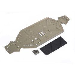 TLR Chassis, -3mm, Rear Brace: 8XE TLR341024