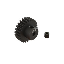 Arrma 24T 0.8Mod 1/8" Bore CNC Steel Pinion Gear ARA311086