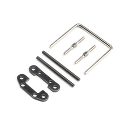 Losi Front Hinge Pin & Brace Set: SuperRockRey LOS254058