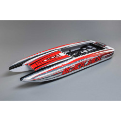 Pro Boat Hull with Inserts, White: 42-inch Blackjack PRB281123
