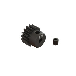 Arrma 16T 0.8Mod 1/8" Bore CNC Steel Pinion Gear ARA311078