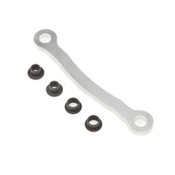 Losi Steering Drag Link, Silver: DBXL-E, MTXL LOS251052