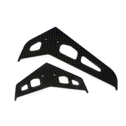 Blade Stab/Fin Set, Carbon Fiber: 300 X BLH4530C