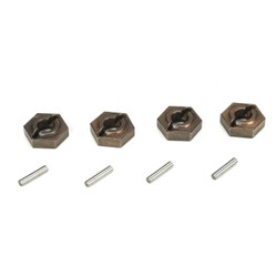 Losi Wheel Hex (4) w/Pins: TEN-SCTE LOSB3495