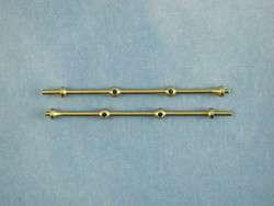 Radio Active 2 Hole Capping Stanchion, Brass 35mm (pk10) RMA66235C