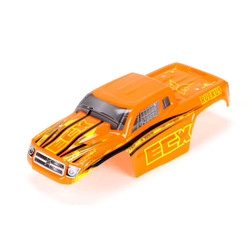 ECX Body Set,Decorated, Orange/Yellow: 1/18 4WD Ruckus ECX210004