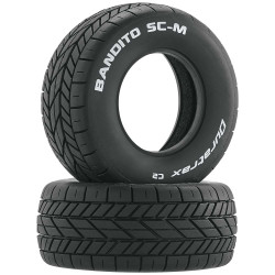 Duratrax Bandito SC-M Oval Tire C2 (2) DTXC3800