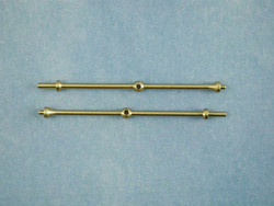 Radio Active 1 Hole Capping Stanchion, Brass 35mm (pk10) RMA66135C