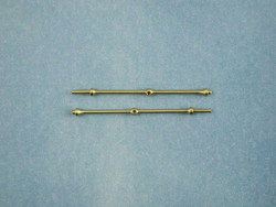 Radio Active 1 Hole Capping Stanchion, Brass 25mm (pk10) RMA66125C