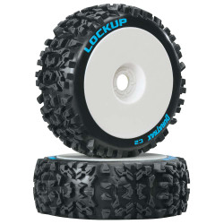 Duratrax Lockup 1/8 Buggy Tire Mounted (2) DTXC3615