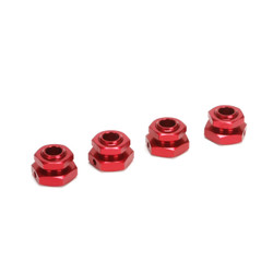 Losi 20mm Wheel Hex Set, Red: LST XXL 2 Gas LOS242000