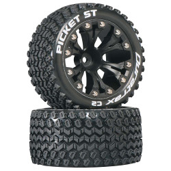 Duratrax Picket ST 2.8" Truck 2WD Mounted 1/2" Offset C2 Black DTXC3550