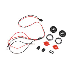 Losi Front LED Headlight Set, Grave Digger: LMT LOS240015