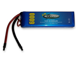 Storm Batteries Li-Po 4S 14.8V 25C 6000mAh 4S25C6000