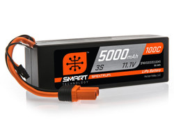 Spektrum 5000mAh 3S 11.1V 100C Smart LiPo Hardcase; IC5 SPMX50003S100H5