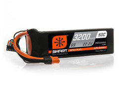 Spektrum 3200mAh 6S 22.2V 50C Smart LiPo Battery; IC5 SPMX32006S50