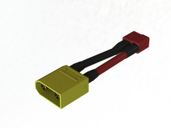 Arrma XT90 to T-Plug Charging Adapter Lead Nero AR390195