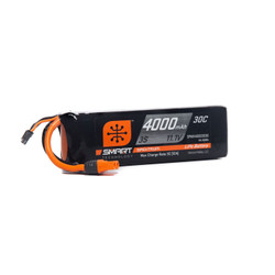 Spektrum 4000mAh 3S 11.1V Smart LiPo Battery 30C; IC3 SPMX40003S30