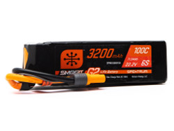 Spektrum 22.2V 3200mAh 6S 100C Smart G2 LiPo Battery: IC5 SPMX326S100