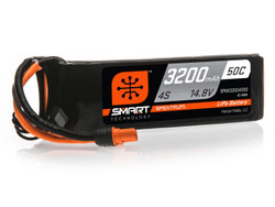 Spektrum 3200mAh 4S 14.8V 50C Smart LiPo Battery; IC3 SPMX32004S50