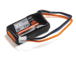 Spektrum 7.4V 300mAh 2S 30C LiPo Battery: PH SPMX3002S30