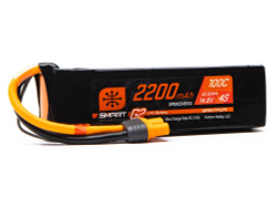 Spektrum 14.8V 2200mAh 4S 100C Smart G2 LiPo Battery: IC3 SPMX224S100
