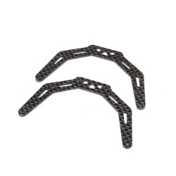 Axial Chassis Side Plates, Carbon Fiber (2): AX24 AXI301001