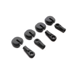 Axial SCX6: Shock End & Spring Cup (4) AXI253004