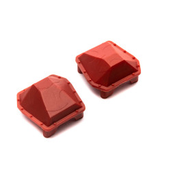 Axial SCX6: AR90 Diff Cover Axle Housing Red (2) AXI252002