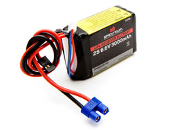 Spektrum 3000mAh 2S 6.6V Li-Fe Receiver Battery SPMB3000LFRX