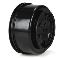 TLR Wheel, Black (2): 22SCT TLR7011