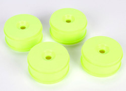 TLR 1/8 Buggy Dish Wheel, Yellow (4): 8IGHT Buggy 3.0 TLR44000