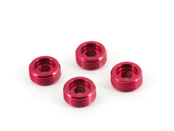 Arrma Nut Front Hub Aluminum Red (4) AR330196