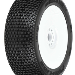 Pro-Line 1:8 Blockade S3 Front/Rear Buggy Tires Mounted 17mm White (2 PRO9039-233