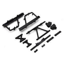 Axial Cage Supports Battery Tray (Black)  RBX10 AXI231034
