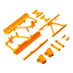 Axial Cage Supports Battery Tray (Orange)  RBX10 AXI231029