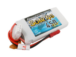 Gens Ace Li-Po 2S 7.4V 450mAh 30C Soaring with BEC G2S0450-30B