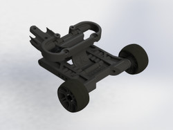 Arrma Wheelie Bar Set Nero AR320255