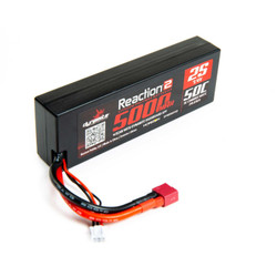 Dynamite 7.4V 5000mAh 2S 50C LiPo, Hardcase: Deans DYNB5025HD